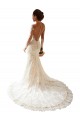 Chapel Train Long Sleeves Lace Ivory Mermaid Wedding Gowns Colchester
