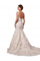 Chapel Train Sleeveless Tulle & Lace Ivory Mermaid Bridal Wedding Dress Colchester