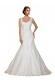 Chapel Train Cap Sleeves Lace Ivory Mermaid Wedding Dress Colchester