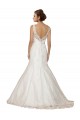 Chapel Train Cap Sleeves Lace Ivory Mermaid Wedding Dress Colchester