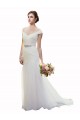 Chapel Train Sleeveless Tulle Ivory Mermaid Beach Wedding Dress Colchester