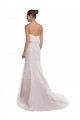 Sweep Train Sleeveless Tulle & Lace Ivory & Pink Mermaid Beach Wedding Dress Colchester