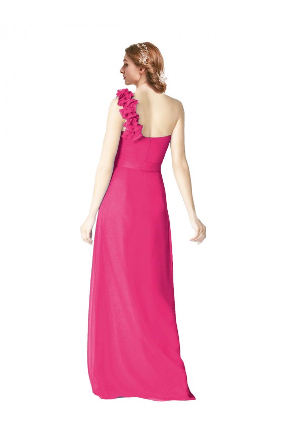 Long Sleeveless Soft Chiffon Azalea A-Line Bridesmaid Gown Colchester