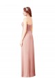 Long Sleeveless Soft Chiffon Bliss Pink Sweetheart A-Line Bridesmaid Dress Colchester