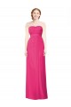 Long Sleeveless Soft Chiffon Azalea Strapless A-Line Bridesmaid Dress Colchester