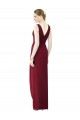 Long Sleeveless Chiffon Frost Sheath Bridesmaid Dress / Evening Dress Colchester