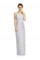 Long Sleeveless Soft Chiffon Frost Sheath Bridesmaid Dress Colchester