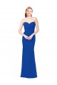 Long Sleeveless Chiffon Royal Blue A-Line Bridesmaid Dress / Evening Gowns Colchester