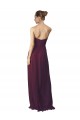 Long Sleeveless Soft Chiffon Grape Sweetheart A-Line Bridesmaid Dress / Formal Dress Colchester
