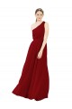 Long Sleeveless Chiffon Burgundy A-Line Bridal Party Dress / Evening Dress Colchester