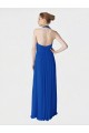 Long Sleeveless Soft Chiffon Royal Blue A-Line Evening Dress / Bridesmaid Dress Colchester