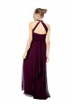 Long Sleeveless Soft Chiffon Midnight Green A-Line Formal Dress / Bridesmaid Dress Colchester