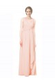 Long Sleeveless Chiffon A-Line Wedding Party Dress Colchester