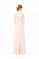 Long Sleeveless Soft Chiffon Sweetheart A-Line Bridesmaid Dress Colchester