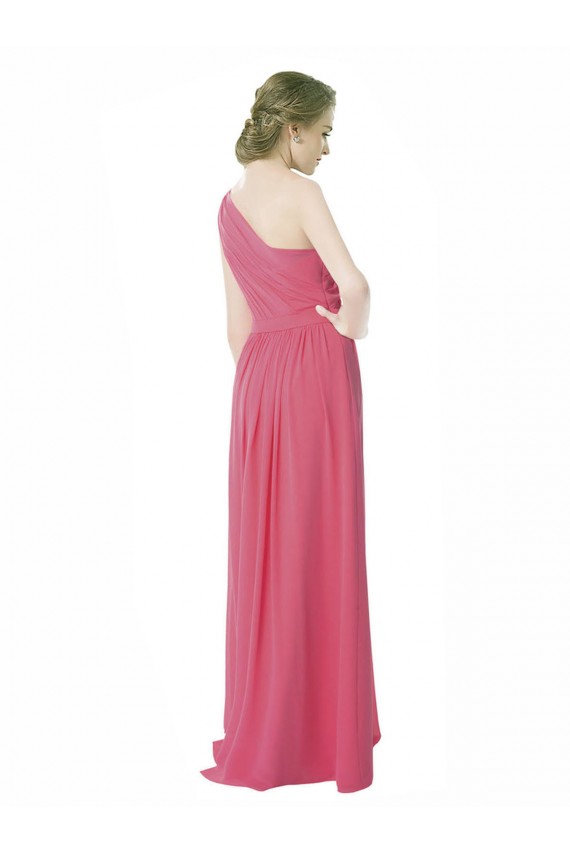Long Sleeveless Soft Chiffon Mint Green A-Line Bridesmaid Dress Colchester
