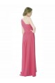 Long Sleeveless Soft Chiffon Mint Green A-Line Bridesmaid Dress Colchester