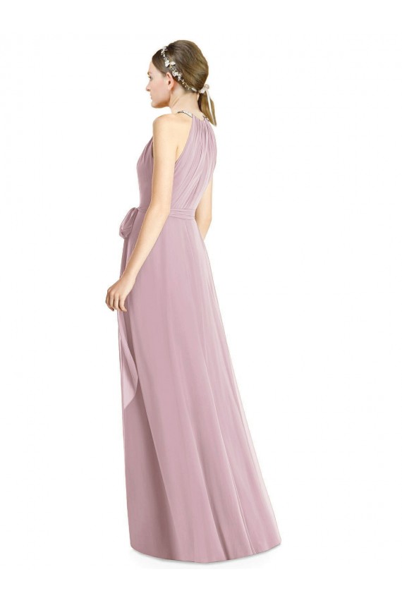 Long Sleeveless Soft Chiffon Primrose A-Line Bridesmaid Dress Colchester