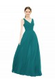 Long Sleeveless Chiffon Hunter A-Line Bridesmaid Gowns Colchester