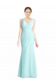 Long Sleeveless Soft Chiffon & Lace Waterfall Mermaid Bridesmaid Dress Colchester