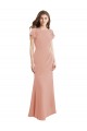 Long Sleeveless Soft Chiffon Bliss Pink Mermaid Prom Dress / Bridesmaid Dress Colchester