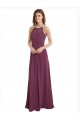 Long Sleeveless Chiffon Sweetheart A-Line Bridesmaid Dress / Evening Gowns Colchester