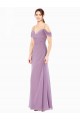 Long Sleeveless Soft Chiffon Sheath Bridesmaid Dress / Formal Dress Colchester