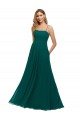 Long Sleeveless Soft Chiffon Hunter A-Line Bridesmaid Dress Colchester