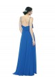 Long Sleeveless Soft Chiffon Royalty A-Line Bridesmaid Dress Colchester