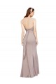 Long Sleeveless Soft Chiffon Black Mermaid Prom Dress / Bridesmaid Dress Colchester