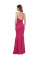 Long Sleeveless Soft Chiffon Ruby A-Line Bridesmaid Dress Colchester