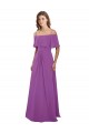 Long Flutter Sleeves Soft Chiffon Dahlia A-Line Bridesmaid Dress Colchester