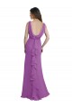 Long Sleeveless Soft Chiffon Dahlia A-Line Bridesmaid Dress Colchester
