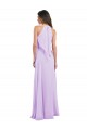 Long Sleeveless Chiffon Lilac Halter Neck A-Line Bridesmaid Dress / Evening Dress Colchester