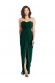 Long Sleeveless Soft Chiffon Ever Green Sweetheart A-Line Bridesmaid Dress Colchester