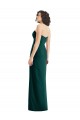 Long Sleeveless Soft Chiffon Ever Green Sweetheart A-Line Bridesmaid Dress Colchester