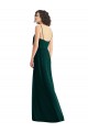 Long Sleeveless Soft Chiffon Ever Green A-Line Semi Formal Evening Dress / Bridesmaid Dress Colchester