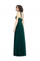 Long Sleeveless Soft Chiffon Ever Green A-Line Bridesmaid Dress Colchester