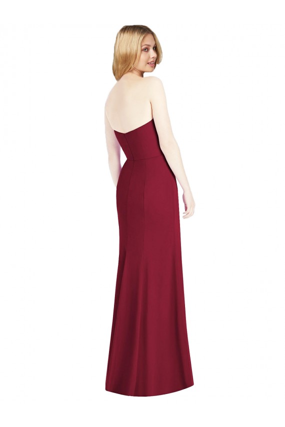 Long Sleeveless Soft Chiffon Desert Rose Trumpet Bridesmaid Dress Colchester