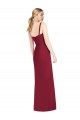 Long Sleeveless Soft Chiffon Lilac Mermaid Bridesmaid Dress Colchester