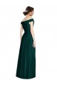 Long Sleeveless Soft Chiffon Ever Green A-Line Formal Dress / Bridesmaid Dress Colchester
