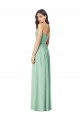Long Sleeveless Soft Chiffon Mint Green Sweetheart Trumpet Bridesmaid Dress Colchester