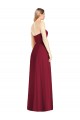 Long Sleeveless Soft Chiffon Hot Pink Trumpet Semi Formal Evening Dress / Bridesmaid Dress Colchester