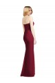 Long Sleeveless Soft Chiffon Hunter Trumpet Bridesmaid Dress Colchester
