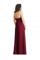 Long Sleeveless Soft Chiffon Smoke Green Trumpet Formal Evening Gown / Bridesmaid Dress Colchester