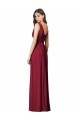 Long Sleeveless Soft Chiffon Royal Blue A-Line Semi Formal Evening Dress / Bridesmaid Dress Colchester