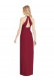 Long Sleeveless Soft Chiffon Desert Rose Trumpet Formal Evening Gown / Bridesmaid Dress Colchester