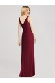 Long Sleeveless Soft Chiffon Royal Blue Mermaid Bridesmaid Dress Colchester