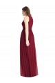 Long Sleeveless Soft Chiffon Lilac Halter Neck A-Line Bridesmaid Dress Colchester