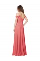 Long Sleeveless Soft Chiffon Desert Rose A-Line Bridesmaid Dress Colchester