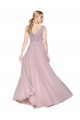 Long Sleeveless Soft Chiffon Primrose A-Line Formal Evening Gown / Prom Dress / Bridesmaid Dress Colchester